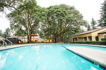 Large swimming pool